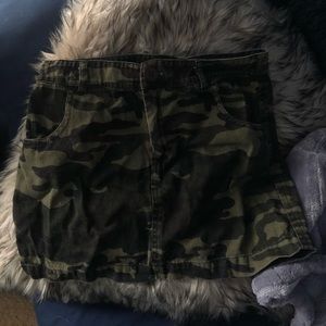 Camouflage skirt